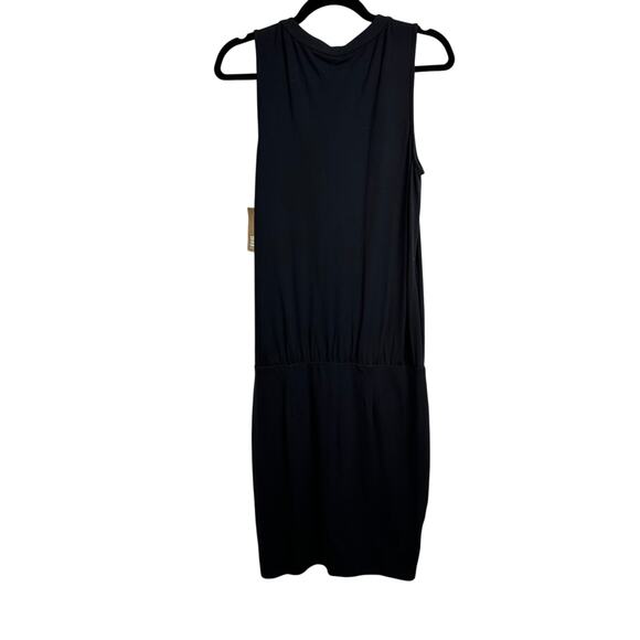 Ann Taylor Black Dress Small NWT Drape - Picture 3 of 6